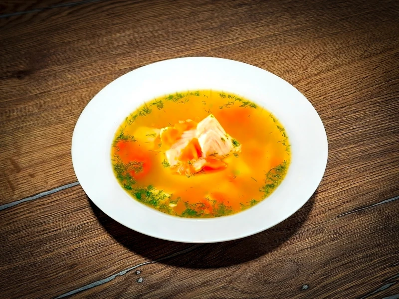 Уха с горбушей