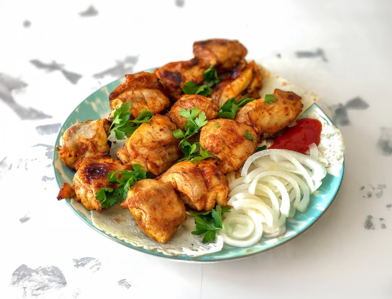 Шашлык из куриной грудки