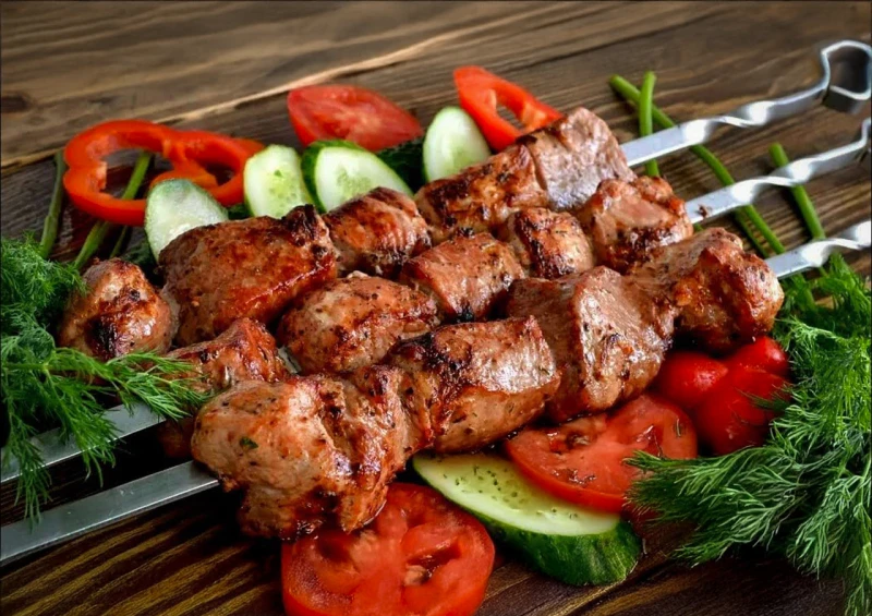 Шашлык из свиной шеи