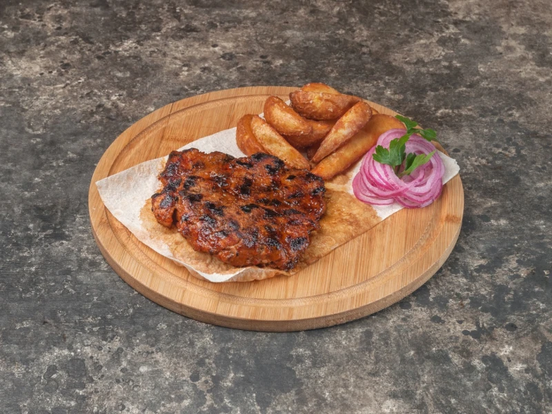СТЕЙК BBQ ИЗ СВИНОЙ ШЕИ 160/90/50