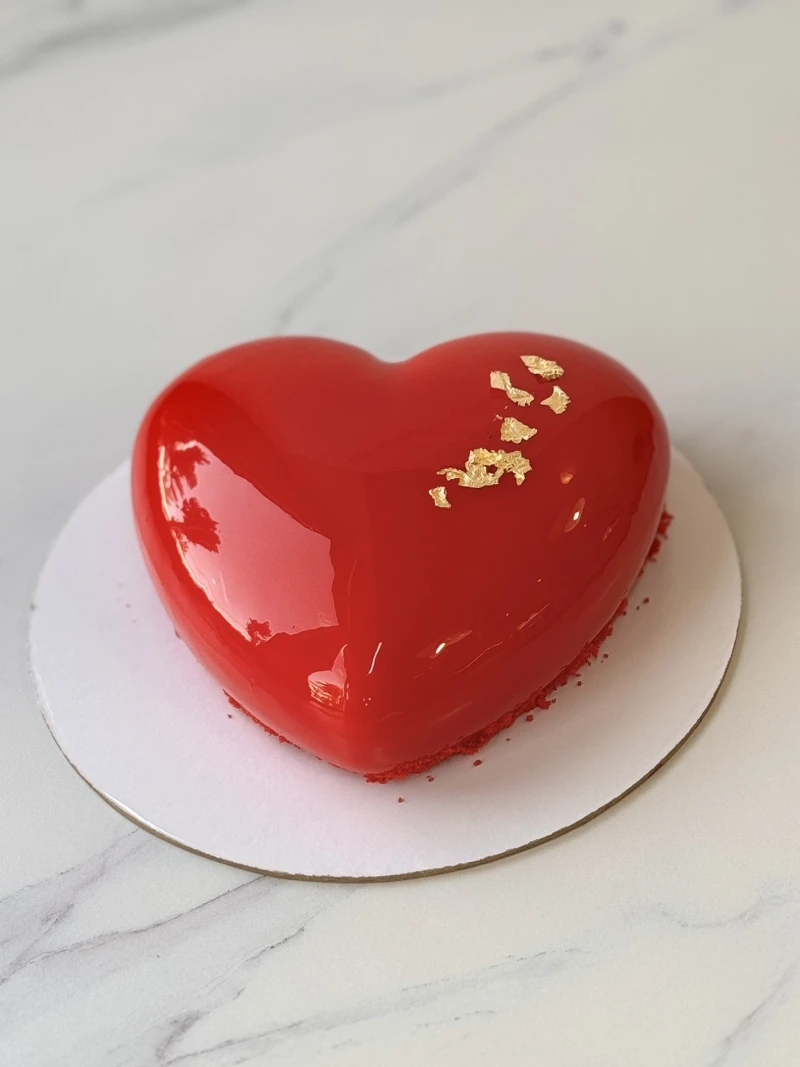 Торт Сердце красное