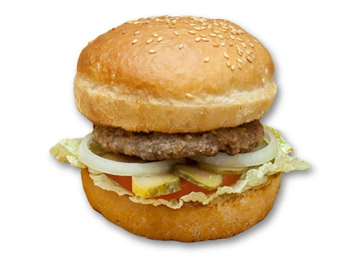 Бургер с говяжьей котлетой