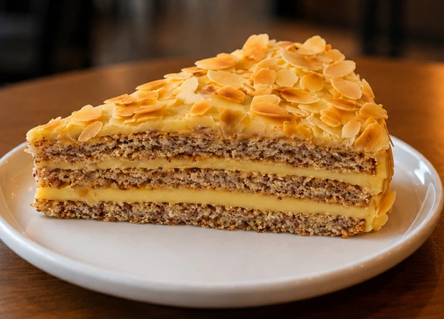 Миндальный торт 1 кусочек