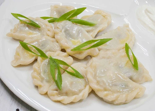 Вареники с картофелем и грибами 