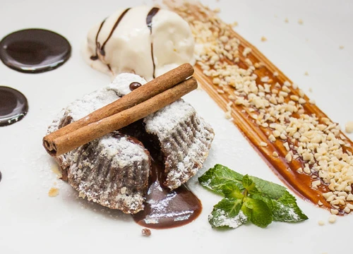 Шоколадный фондан 