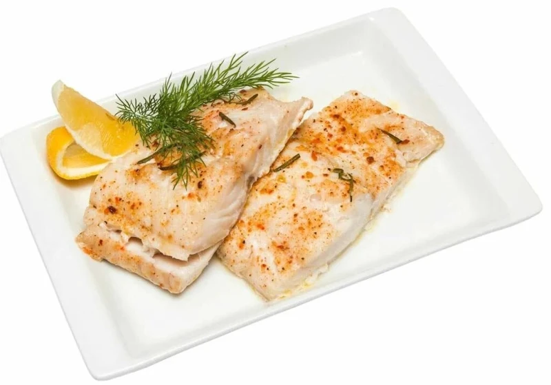 Рыба с жаренным луком