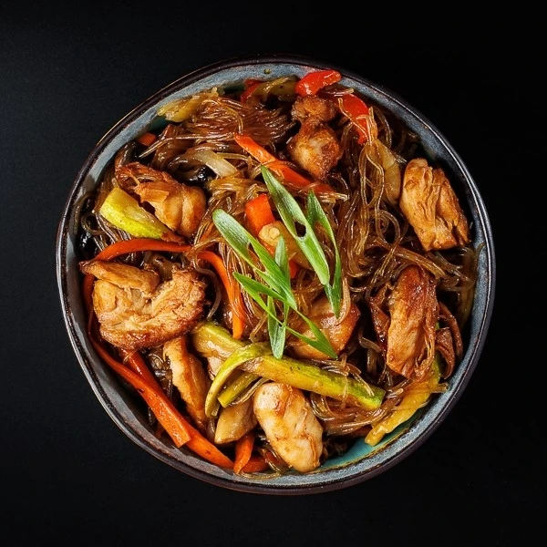 Фунчоза с курицей