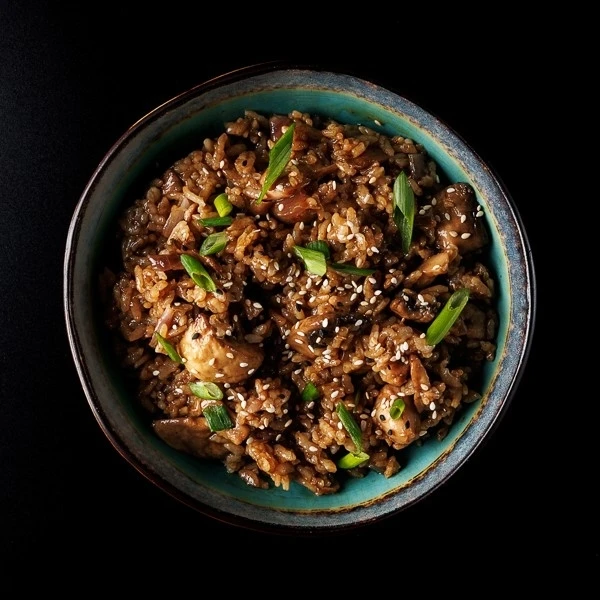 Тяхан с курицей терияки