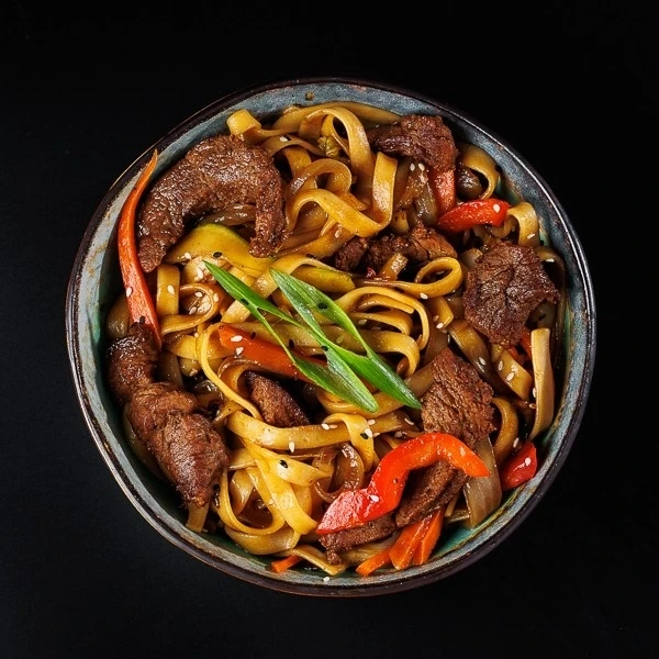 Удон с говядиной