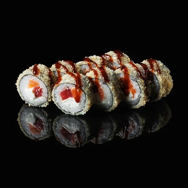 Темпура с лососем и тунцом 