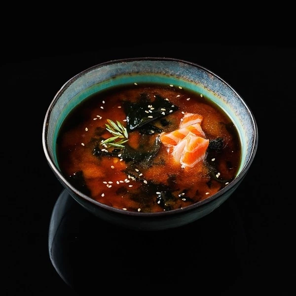 Мисо суп с лососем