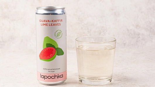 Лимонад Lapochka гуава+каффир лайм 0.330 (без сахара)
