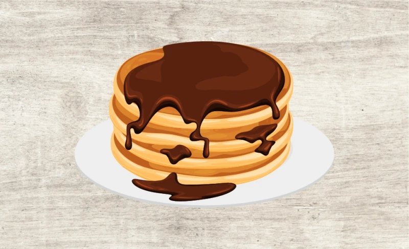 Блин шоколадный 