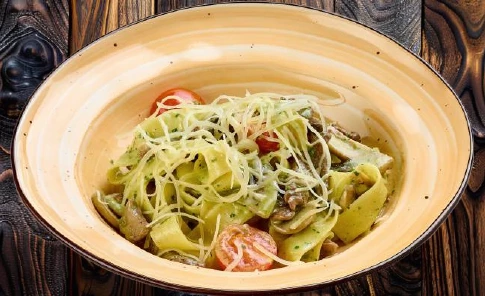  Фетучини с говядиной 