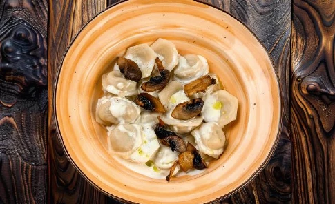 Равиоли с белыми грибами 