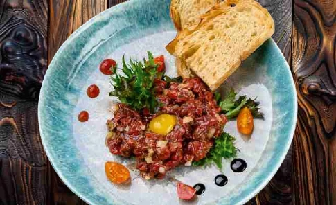 Тат-тар из говяжьей вырезки 