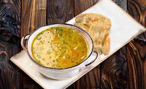 Суп с домашней лапшой 