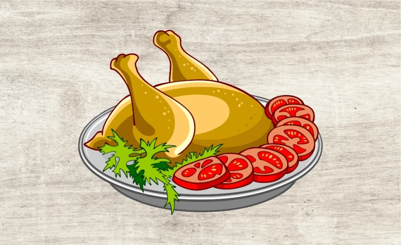 Запеканка из куриного бедра 