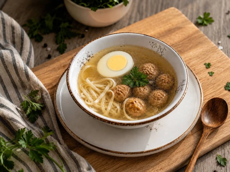 Куриный суп с лапшой