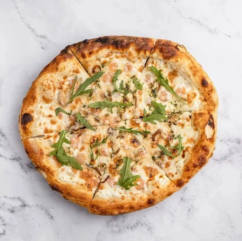 Большая пицца морская 