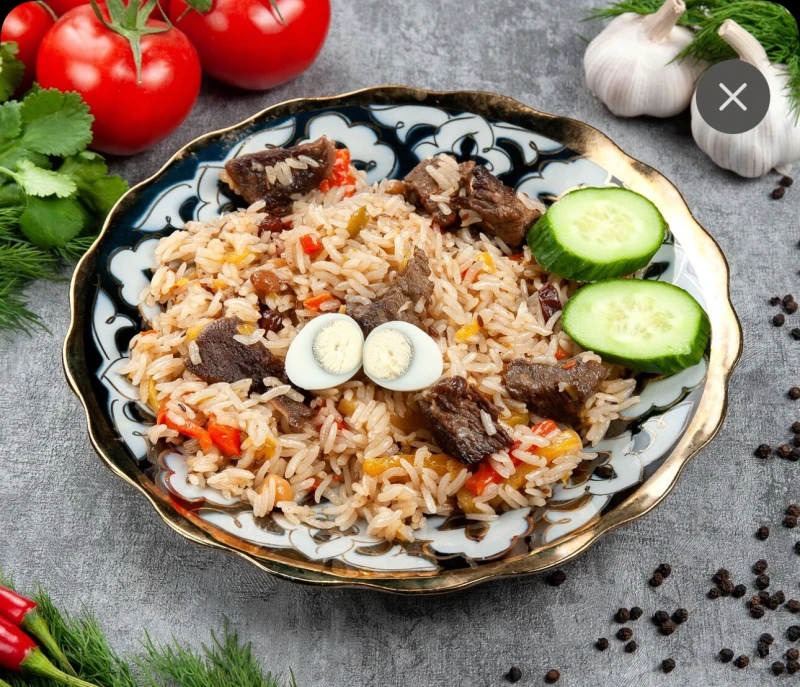 Плов из говядины