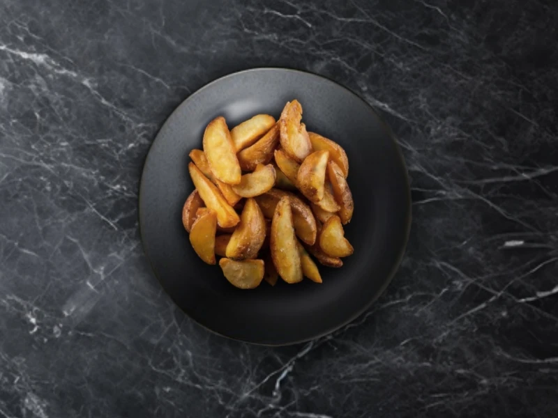 Картофель по-деревенски.