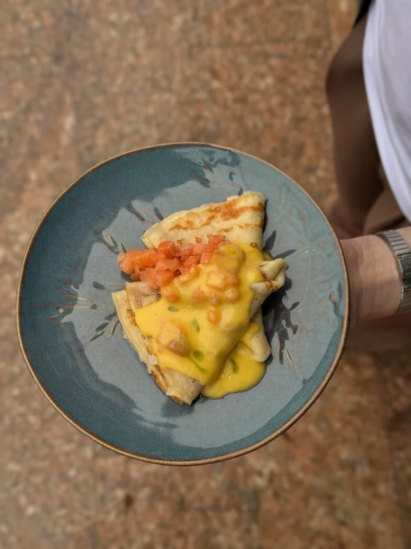 Блины с лососем 150гр