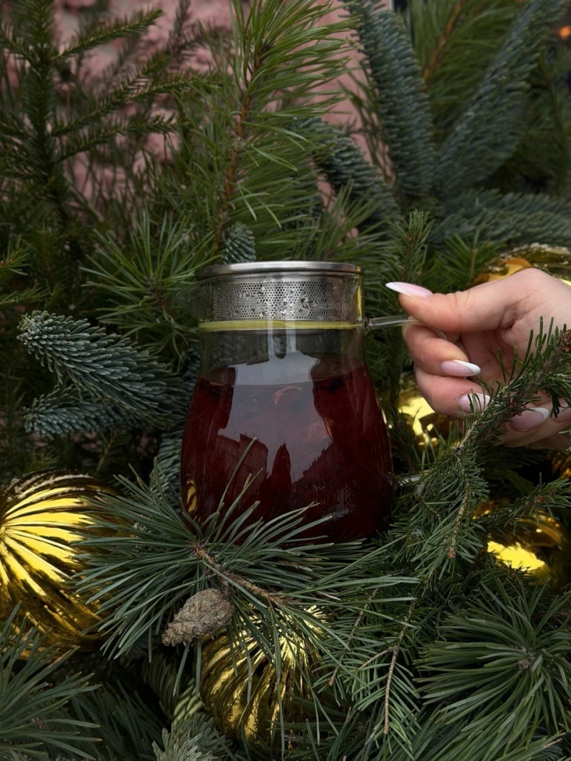 Чай земляника Каркаде Кардамон