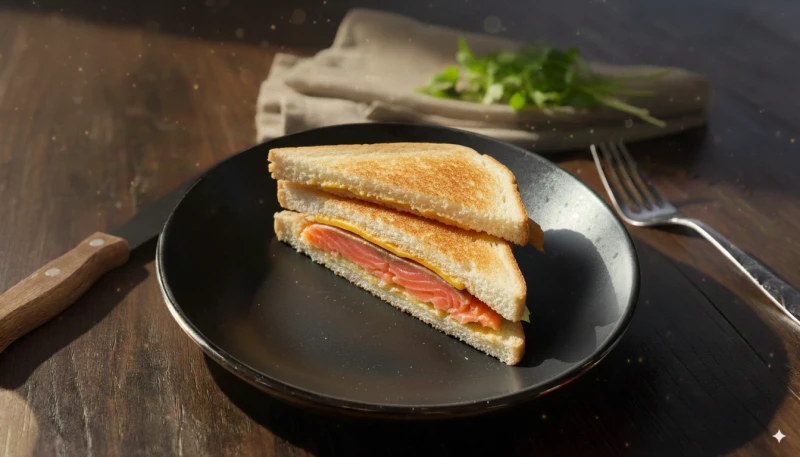 Сэндвич с сёмгой