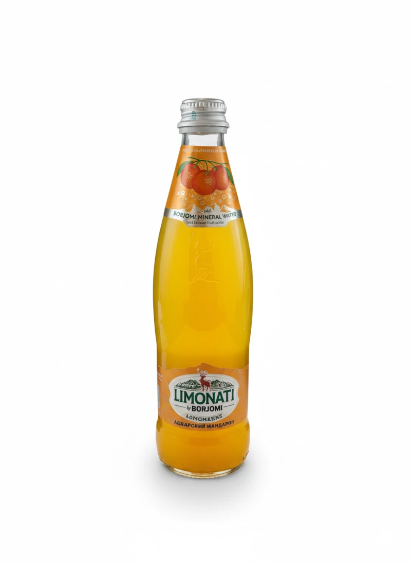 Газированная вода Borjomi Лимонад Аджарский мандарин(500 мл.)