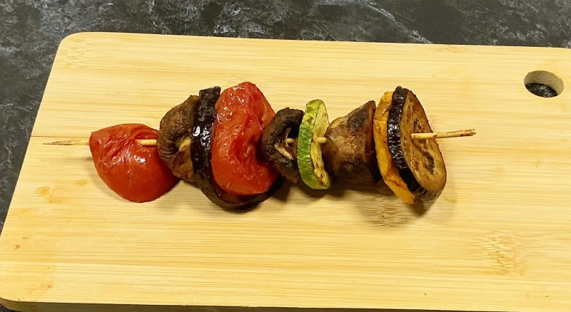 Овощи гриль на шпажке