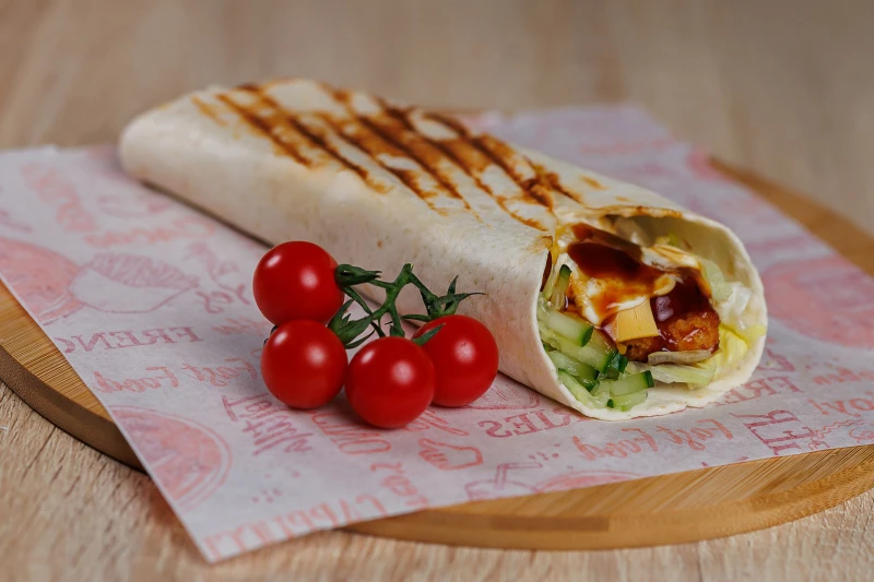 Тортилья с креветками