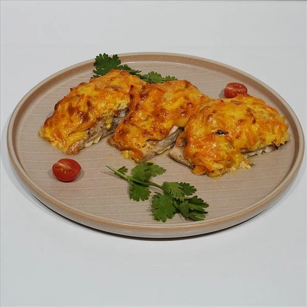 Треска под овощами