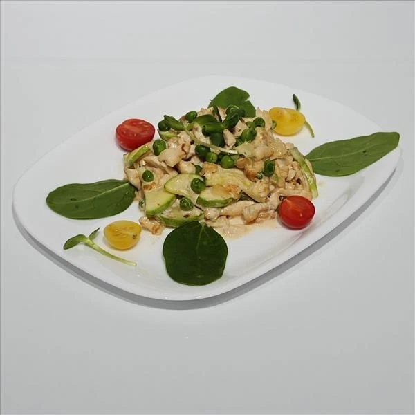 КАБАЧКИ С КУРИЦЕЙ В СЛИВ. СОУСЕ