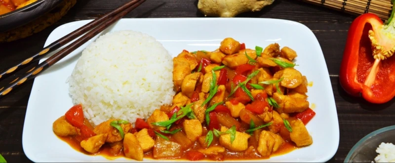 КУРИЦА В КИСЛО-СЛАДКОМ СОУСЕ