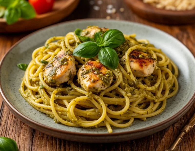 ПАСТА С СОУСОМ ПЕСТО