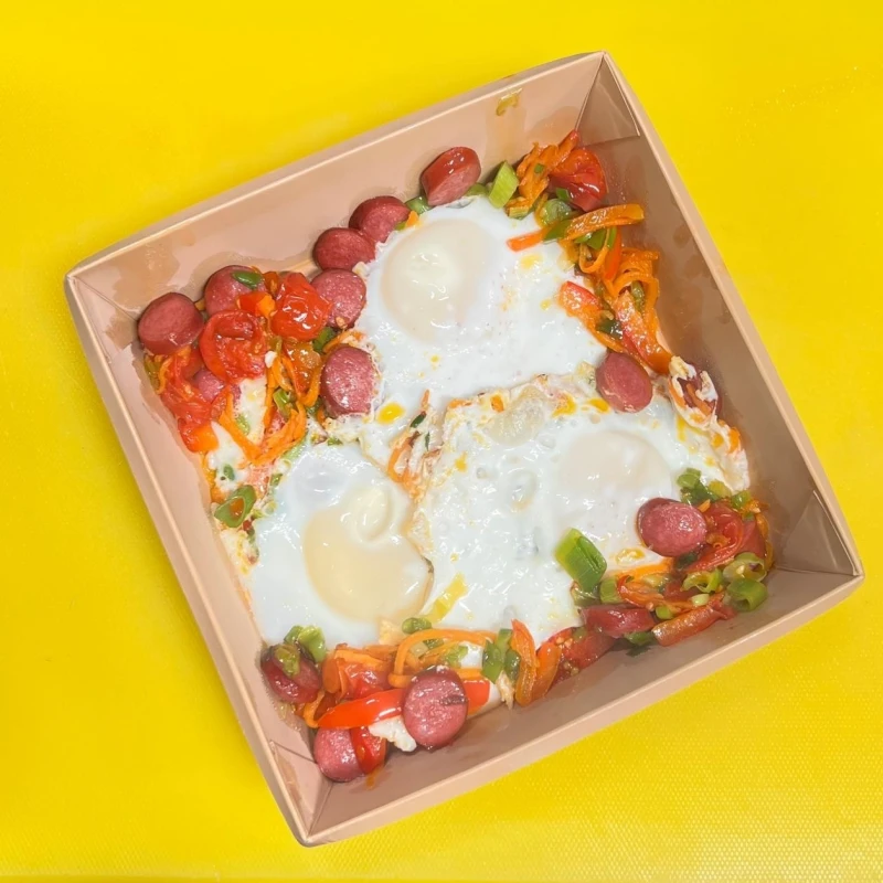 ЗАВТРАК С ОХОТНИЧЬИМИ КОЛБАСКАМИ