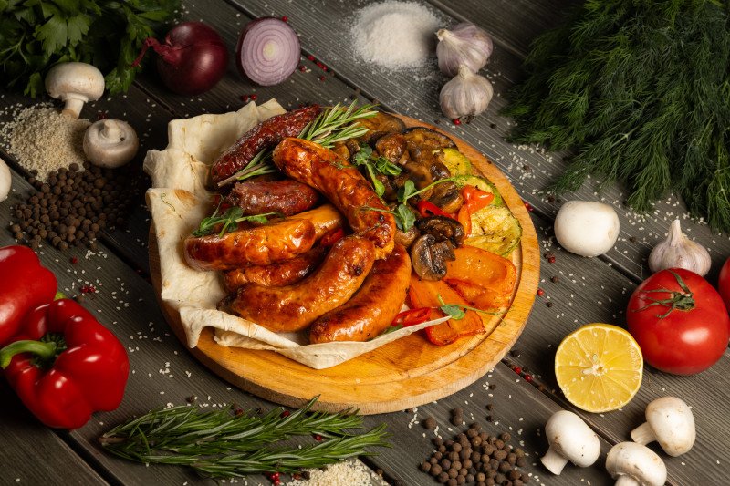 Ассорти и колбасок гриль