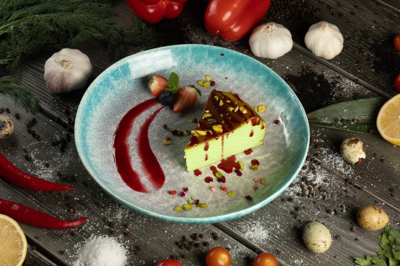 Фисташковый чизкейк