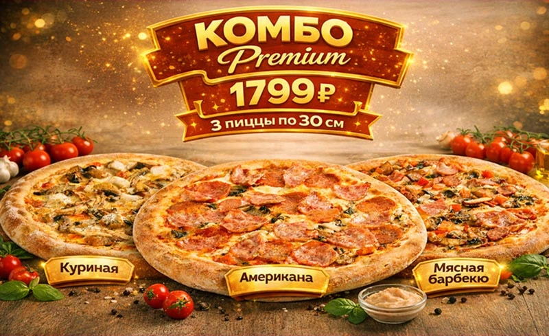 комбо "Premium"  3 по 30 см