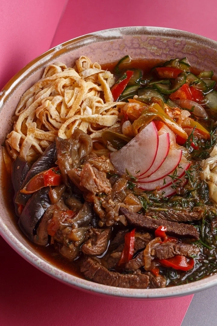 Суп Кукси с говядиной!