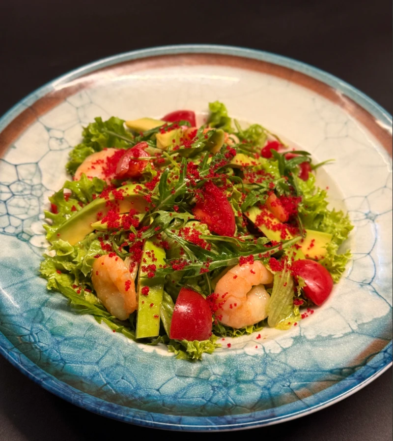 Салат Руккола креветкой