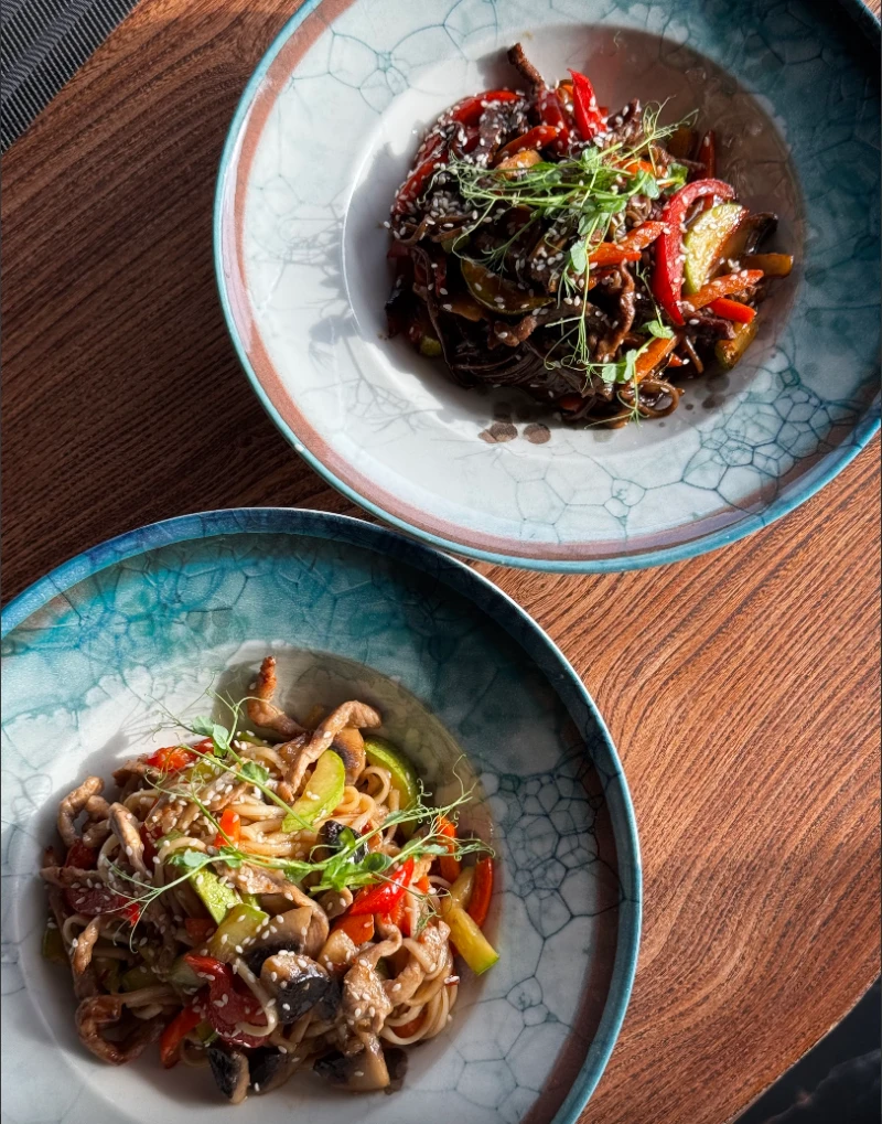 Удон с курицей