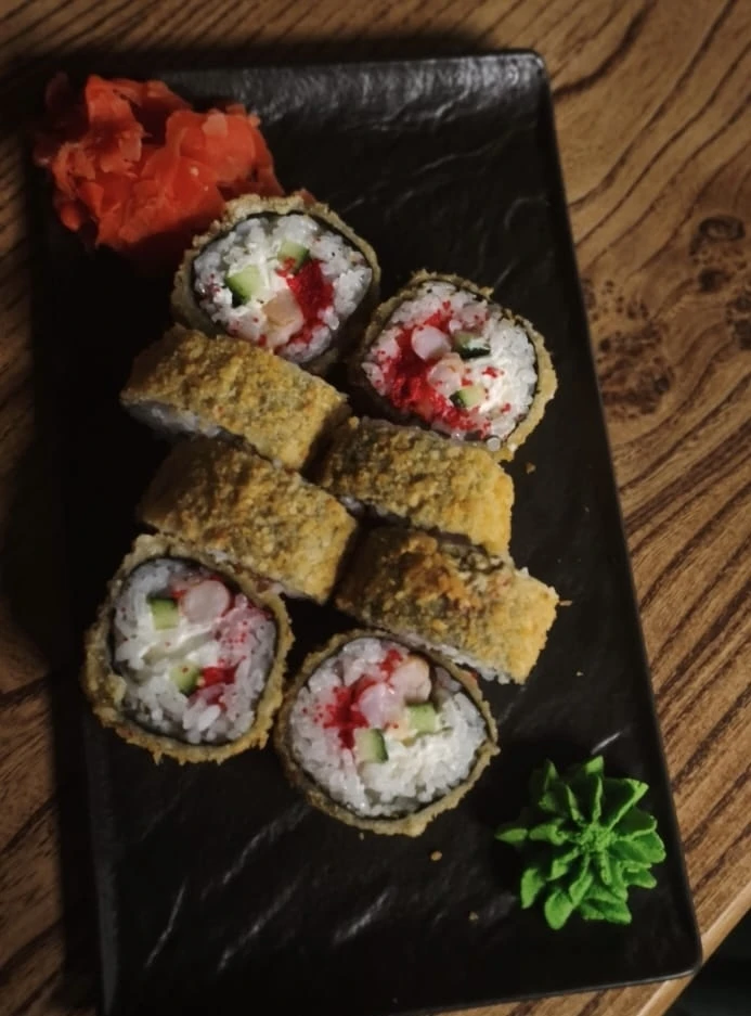 Калифорния эби с креветкой