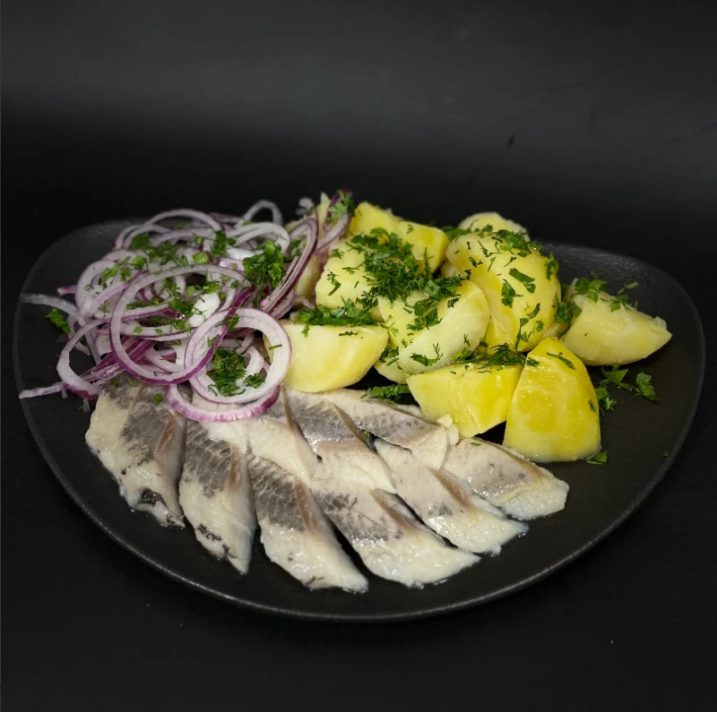 Сельдь с картофелем 