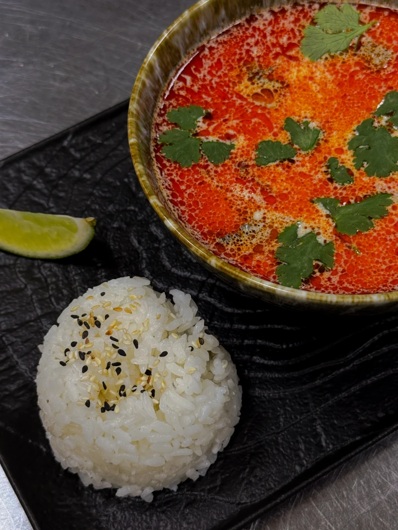 Том Ям с креветками 