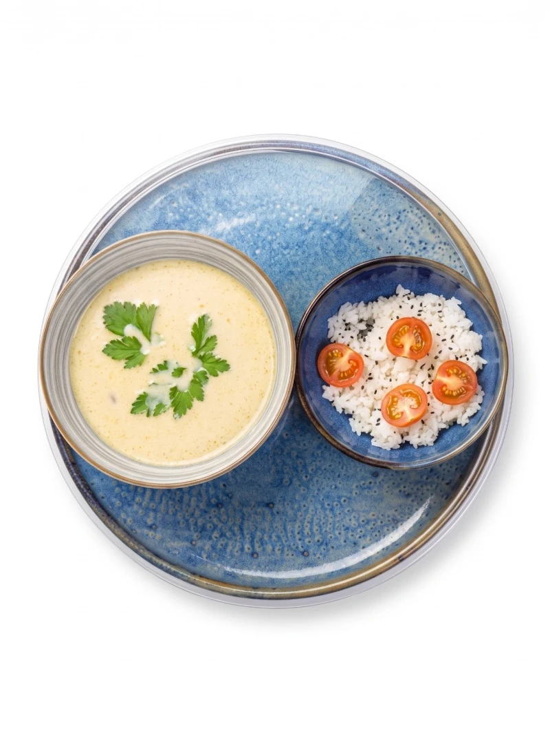 Суп Том-Кха с курицей.370/70гр.порц