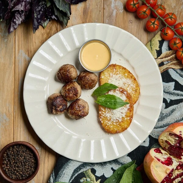 Митболы с хашбраун