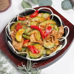 Кабачки со свининой