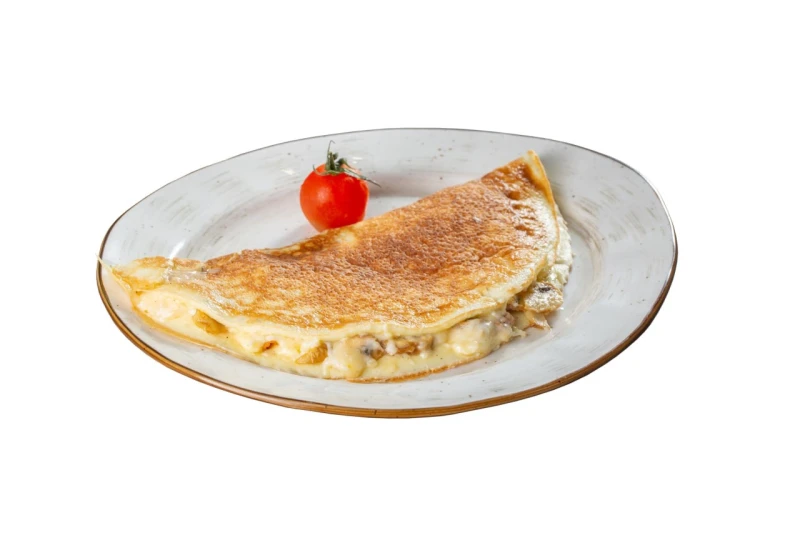 Омлет с грибами и сыром